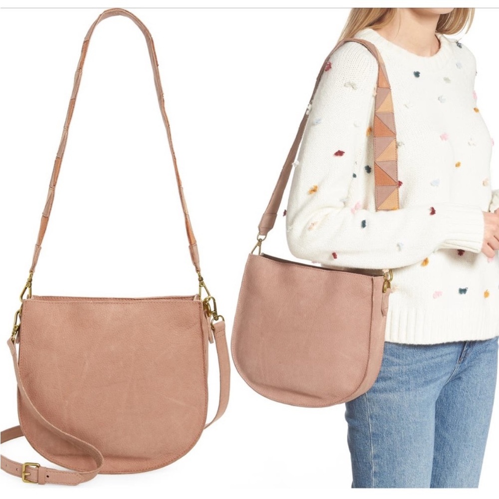 Madewell NWT Transport Saddlebag Patchwork Nubuck Edition Crossbody Bag Style